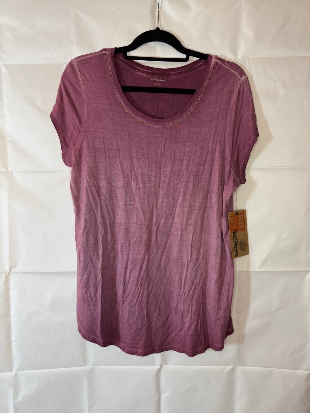 NWT Women’s L Ruff Hewn Western Purple Shirt